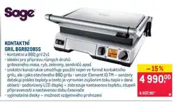 Makro KONTAKTNÍ GRIL BGR820BSS nabídka