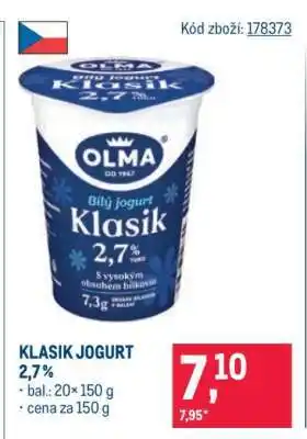 Makro Klasik jogurt 2,7 % nabídka
