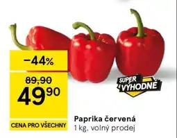 Tesco Paprika červená nabídka