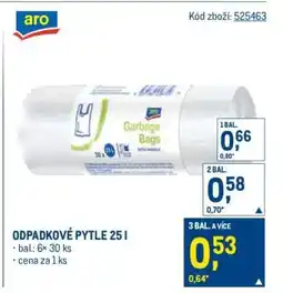 Makro Odpadkové pytle 25 l nabídka