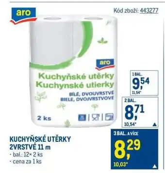 Makro KUCHYŇSKÉ UTĚRKY 2VRSTVÉ 11 m nabídka