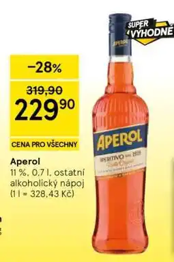 Tesco Aperol nabídka