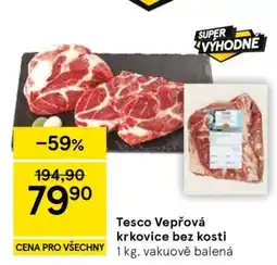 Tesco Tesco Vepřová krkovice bez kosti nabídka