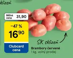 Tesco Brambory červené nabídka