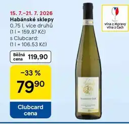 Tesco Habánské sklepy nabídka