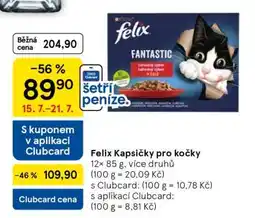 Tesco Felix kapsičky pro kočky nabídka