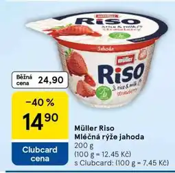 Tesco Müller Riso Mléčná rýže jahoda nabídka