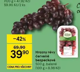 Tesco Hrozny révy červené bezpeckové nabídka