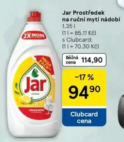 Tesco Jar Prostředek na ruční mytí nádobí nabídka