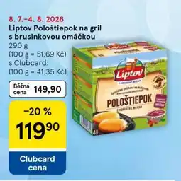 Tesco Liptov Pološtiepok na gril s brusinkovou omáčkou nabídka