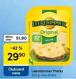Tesco Leerdammer plátky nabídka