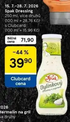 Tesco Spak Dressing nabídka