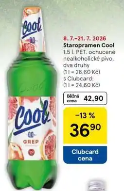 Tesco Staropramen Cool nabídka
