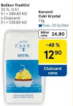 Tesco Korunní Cukr krystal nabídka
