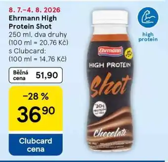 Tesco Ehrmann High Protein Shot nabídka