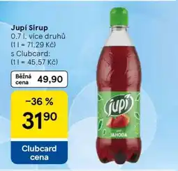 Tesco Jupí sirup nabídka