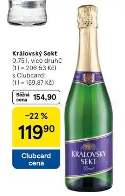 Tesco Královský Sekt nabídka