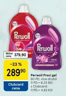 Tesco Perwoll prací gel nabídka