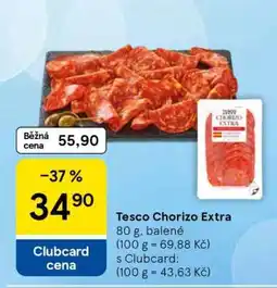 Tesco Tesco Chorizo Extra nabídka