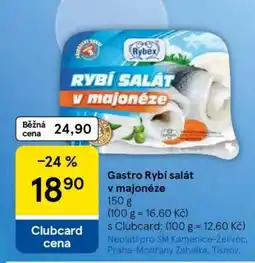 Tesco Gastro Rybí salát v majonéze nabídka