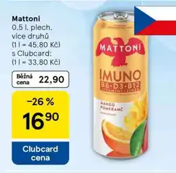 Tesco Mattoni nabídka