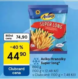 Tesco Aviko HRANOLKY SUPER LONG nabídka
