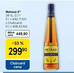 Tesco Metaxa 5 nabídka