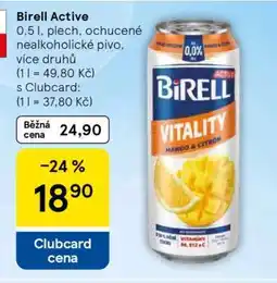 Tesco Birell Active nabídka
