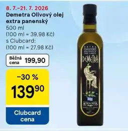 Tesco Demetra Olivový olej extra panenský nabídka