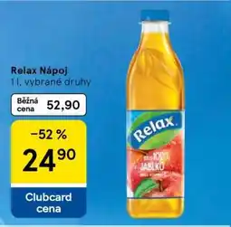Tesco Relax Nápoj nabídka