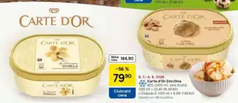 Tesco Carte d’Or Zmrzlina nabídka