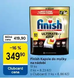 Tesco Finish Kapsle do myčky na nádobí nabídka