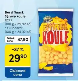 Tesco BERSI SNACK SÝROVÉ KOULE nabídka