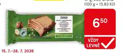 Tesco Tesco oplatka s lískovými oříšky nabídka