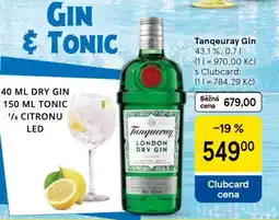 Tesco Tanqueray Gin nabídka