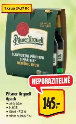 Albert Pilsner Urquell 6pack nabídka