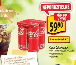 Albert Coca-Cola 4pack nabídka