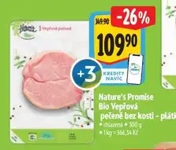 Albert Nature’s Promise Bio Vepřová pečeně bez kosti nabídka