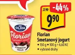Albert Florian Smetanový jogurt nabídka
