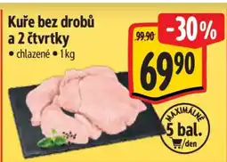 Albert Kuře bez drobů a 2 čtvrtky nabídka