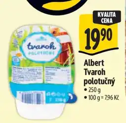 Albert Albert Tvaroh polotučný nabídka