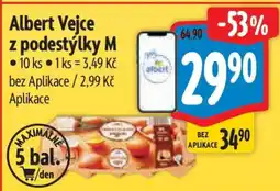 Albert Albert Vejce z podestýlky M nabídka