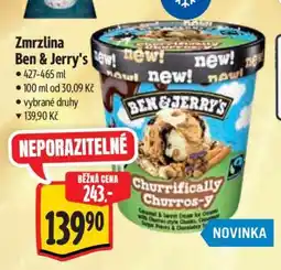Albert Zmrzlina Ben&Jerry’s nabídka