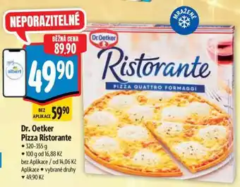 Albert Dr. Oetker Pizza Ristorante nabídka