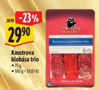Albert Kmotrova klobása trio nabídka