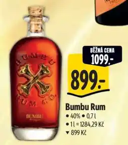 Albert Bumbu Rum nabídka