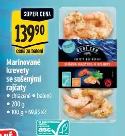 Albert Marinované krevety se sušenými rajčaty nabídka