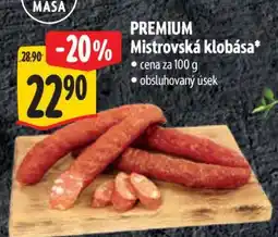 Albert PREMIUM Mistrovská klobása nabídka