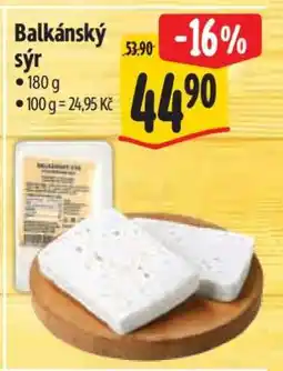 Albert Balkánský sýr nabídka