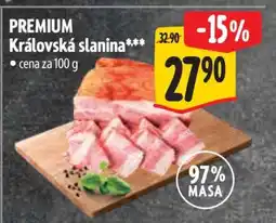 Albert PREMIUM Královská slanina nabídka